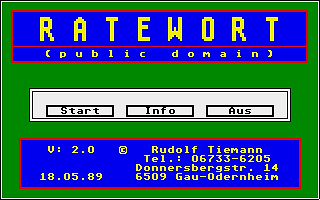 Ratewort — screenshot 1